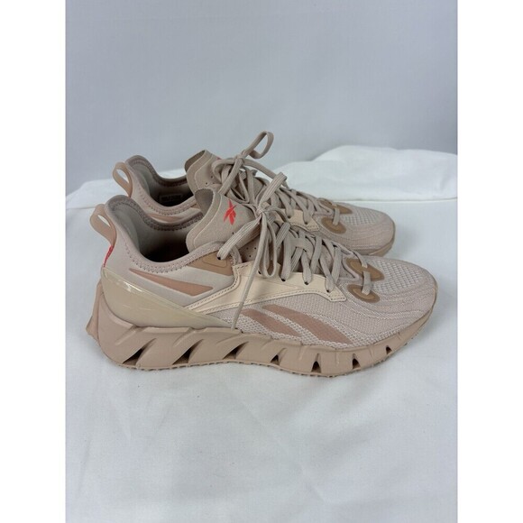 Reebok Zig Kinetica 3 Running Sneakers Peach Pink 8.5 Chunky Utility Gorpcore - Picture 5 of 9